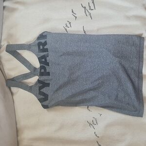 Ivy Park workout tank top size Small built in bra active wear